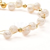 Pearl Beaded Bracelet for Girl Women BJEW-TA00015-4