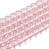 Transparent Glass Beads Strands GLAA-T032-T4mm-10-1