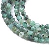 Natural Emerald Quartz Beads Strands G-R475-022A-3