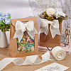 10 Yards Burlap Ribbons SRIB-WH0026-11A-5