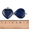 Natural Lapis Lazuli Pendants G-S364-006E-3