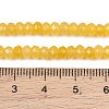 Dyed Natural Malaysia Jade Rondelle Beads Strands X-G-E316-2x4mm-30-5
