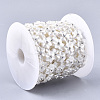 ABS Plastic Imitation Pearl Beaded Trim Garland Strand AJEW-S073-24-3