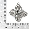 Anti-Tarnish 304 Stainless Steel Pendants STAS-M078-03D-P-3