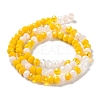 Glass Beads Strands EGLA-A034-M6mm-21-4