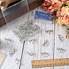 50Pcs Tibetan Style Alloy Pendants FIND-SC0005-25-3