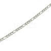 304 Stainless Steel Figaro Chain Necklace Making X-STAS-A028-N025P-2