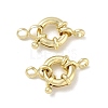 Brass Spring Ring Clasps KK-CBAD851-02G-01-1