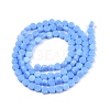 Opaque Solid Color Glass Beads Strands GLAA-N052-05B-A16-2
