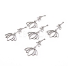 Non-Tarnish 201 Stainless Steel Big Pendants STAS-S105-LA364-1-3