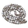 Crackle Glass Beads Strands GLAA-U001-8mm-06-3