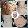 304 Stainless Steel Enamel Dapped Chains CHS-WH0010-06P-1-5