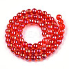 Electroplate Transparent Glass Beads Strands GLAA-T032-T6mm-AB09-3