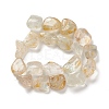 Natural White Topaz Beads Strands G-C027-01-4