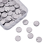 100pcs 304 Stainless Steel Stamping Blank Tag Pendants for Bracelet Earring Pendant Charms STAS-TA0001-01-1