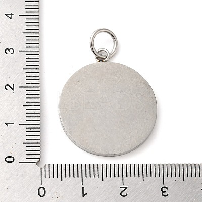 Non-Tarnish 304 Stainless Steel Pendants STAS-C086-05B-P-1