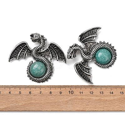 Natural Amazonite Pendants GG-CBA0251-03B-AS-1