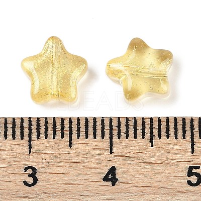 Transparent Spray Painted Glass Beads X1-GLAA-NH0003-01D-1