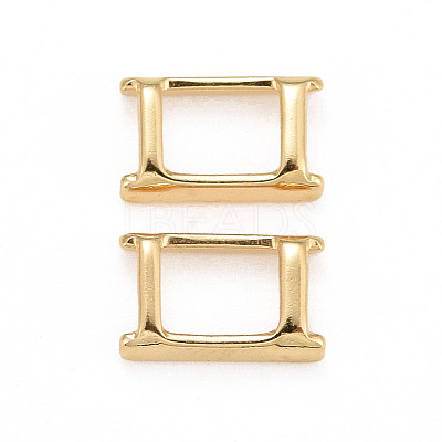 Eco-Friendly Brass Watch Band Clasps LS-KK-M225-34G-1