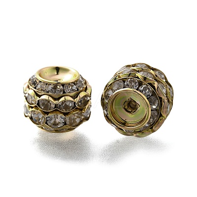 Brass Rhinestone Beads KK-D295-02G-02-1