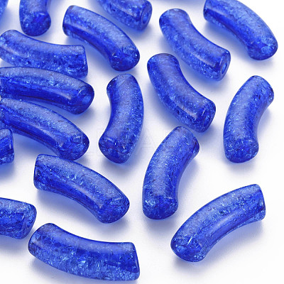 Transparent Crackle Acrylic Beads CACR-S009-001B-N86-1