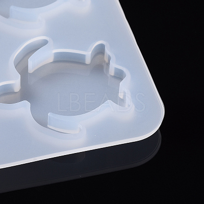 Turtle Pendant Silhouette Silicone Molds X-DIY-I026-22-1