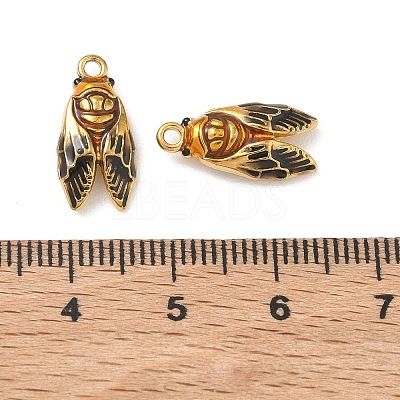 304 Stainless Steel Enamel Pendants STAS-L316-23G-02-1