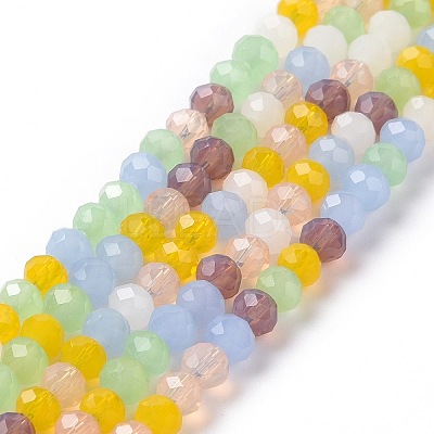 Glass Beads Strands GLAA-E036-05B-1