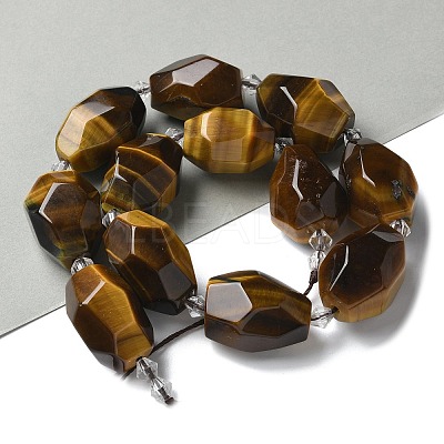 Natural Tiger Eye Beads Strands G-H095-A03-01-1
