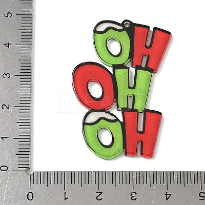 Christmas Acrylic Pendants MACR-K364-01B-1