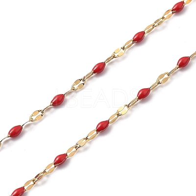 304 Stainless Steel Link Chain Necklaces NJEW-JN03084-06-1