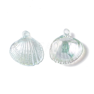 UV Plating Opaque Acrylic Pendants PACR-M003-16C-1