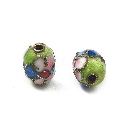Handmade Cloisonne Beads CLB-Q002-04A-1