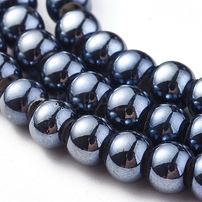 Handmade Porcelain Beads Strands PORC-I010-03F-6mm-1
