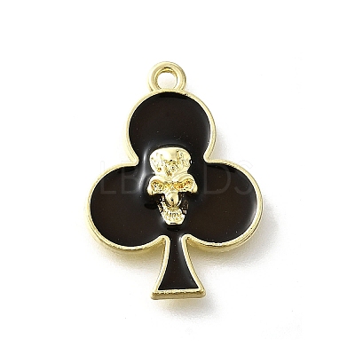 Alloy Black Enamel Gothic Style Pendants LS-PALLOY-R157-06G-09B-1