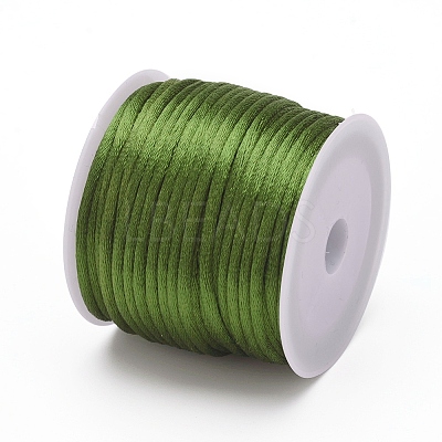 (Clearance Sale)Nylon Satin Rattail Cords NWIR-L006-1mm-10-1
