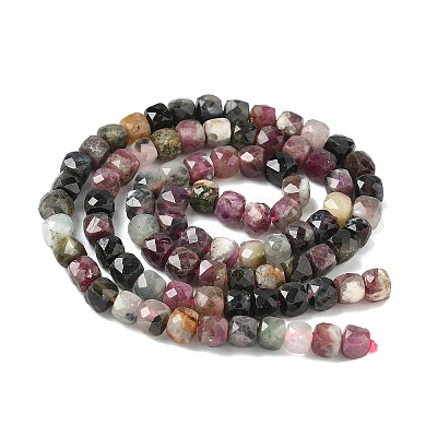 Natural Multicolor Tourmaline Beads Strands G-F619-44-01-1