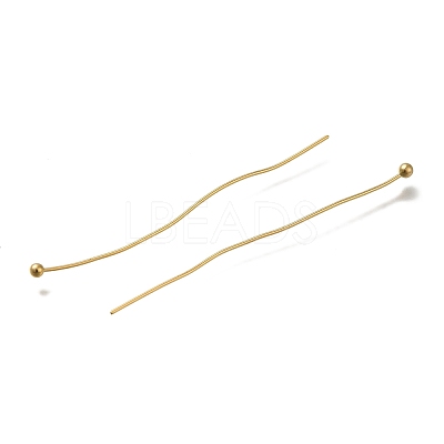 Brass Ball Head Pins KK-H502-03R-G-1