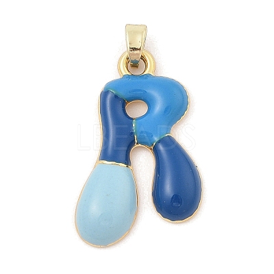 Alloy Enamel Pendants ENAM-S023-01G-R-1