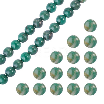 1Strand Natural African Jade Beads Strands G-TA0003-50A-1