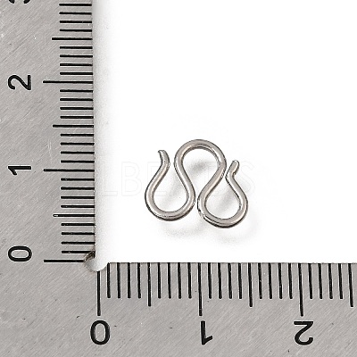 Brass M-Hook Clasps KK-CBA0DF0-14D-P-1