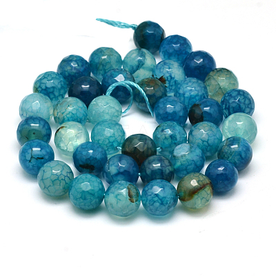 Natural Agate Bead Strands X-G-K166-07F-10mm-01-1