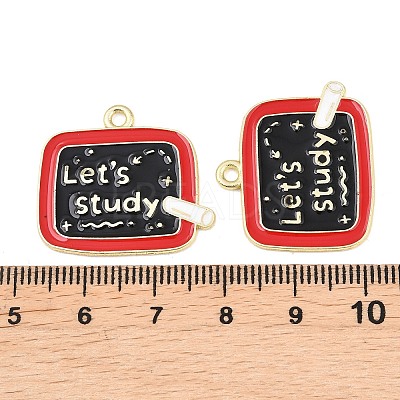 Alloy Enamel Pendants ENAM-L055-01A-01-1
