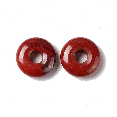 Natural Red Jasper Pendants X-G-E135-03L-1