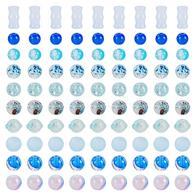80G Transparent Glass Beads DGLA-TA0001-47F-1