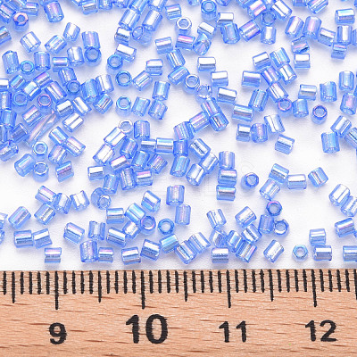 Glass Bugle Beads SEED-S032-10A-166-1
