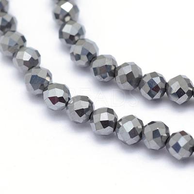 Terahertz Stone Beads Strands G-E411-15-4mm-1