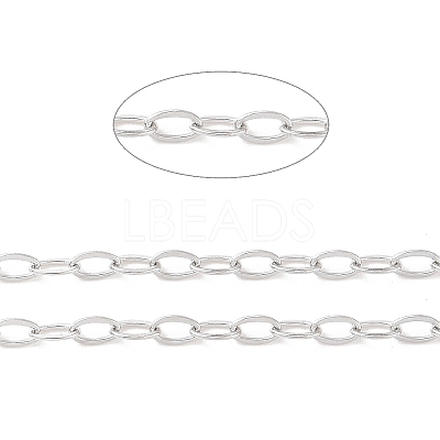 Tarnish Resistant 304 Stainless Steel Cable Chains CHS-C002-03P-1