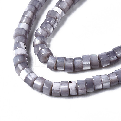 Natural Trochus Shell Beads Strands X-SHEL-S278-027J-1