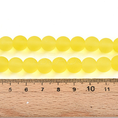 Transparent Glass Beads Strands GLAA-T032-T10mm-MD12-1